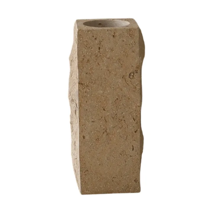Limestone Edge 大理石花瓶 - 小号，25cm - Botané