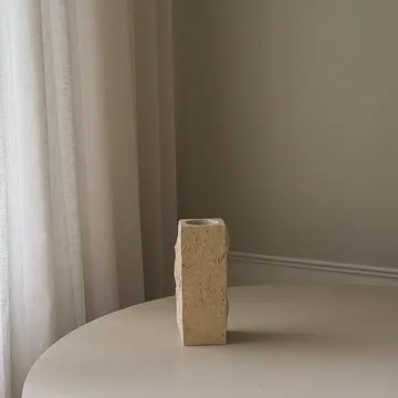 Limestone Edge 大理石花瓶 - 小号，25cm - Botané