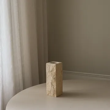 Limestone Edge 大理石花瓶 - 小号，25cm - Botané