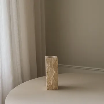 Limestone Edge 大理石花瓶 - 小号，25cm - Botané