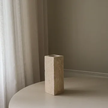 Limestone Edge 大理石花瓶 - 中号，30cm - Botané