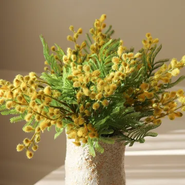 Mimosa 含羞草 仿真花艺术装置 - 迷你款_黄色_10支装 - Botané
