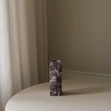 Rosso Levanto Edge 大理石花瓶 - 小号，25cm - Botané
