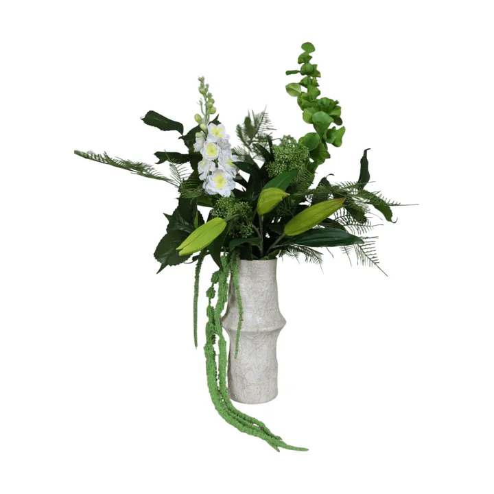 Silent Meadow 北欧夏至 仿真花艺术装置 - 飞燕草-百合-苋花-尤加利叶-蕨类_6支装 - Botané