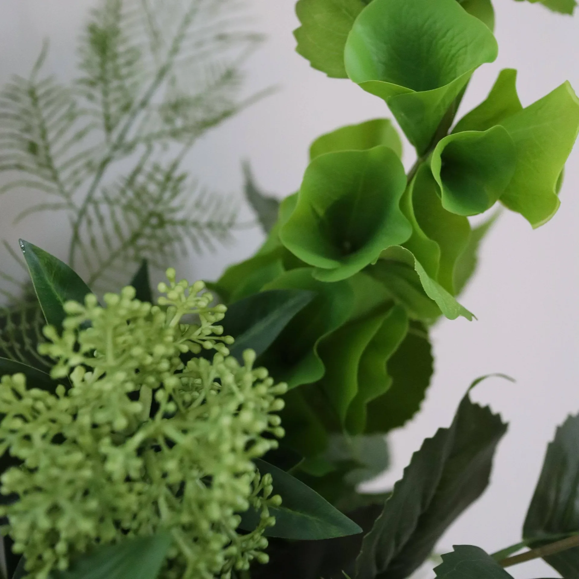 Silent Meadow 北欧夏至 仿真花艺术装置, 飞燕草-百合-苋花-尤加利叶-蕨类_6支装 Botané