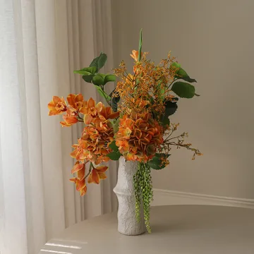 The Orangery 人造花束 - 大花蕙兰-剑兰-绣球花，85cm，10件 - Botané