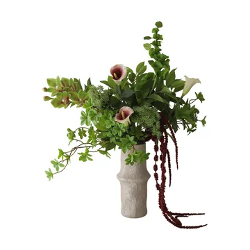Wild Grove 人造花束 - 马蹄莲-蝴蝶兰-野胡萝卜，112cm，16件 - Botané