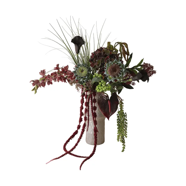 Woodland Nocturne 人造花束 - 马蹄莲-火鹤花-绣球花-秋向日葵，112cm，14件 - Botané