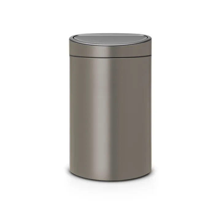 触控分类垃圾桶带塑料内桶 10/23 L - 棕色 - Brabantia