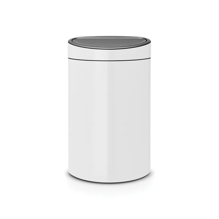 塑料触控垃圾桶 40 L家用厨房分类收纳用品 - 白色 - Brabantia