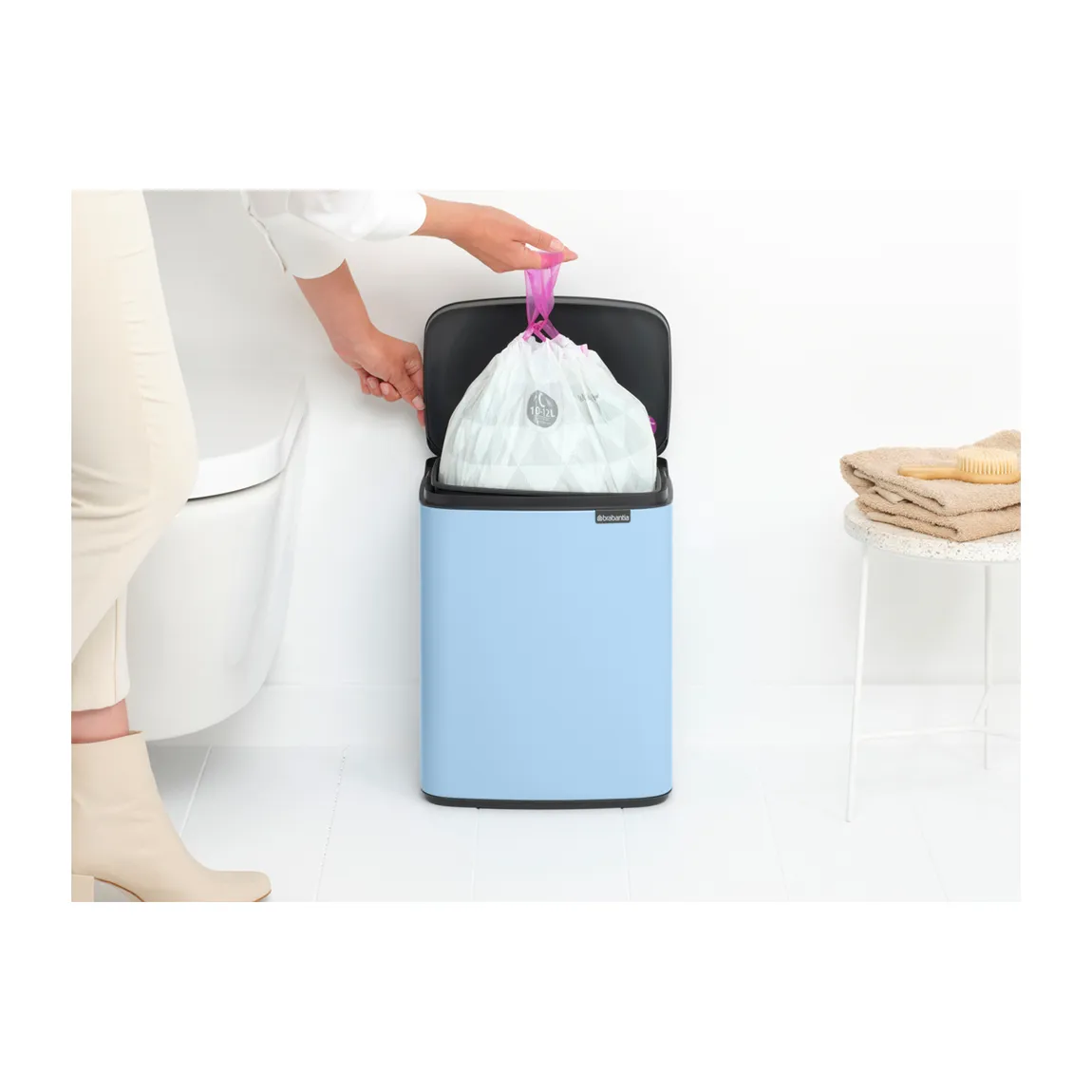 Bo 垃圾桶 12升, Dreamy 蓝色 Brabantia