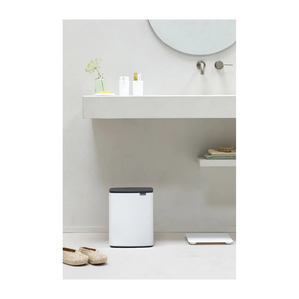 Bo 垃圾桶 12升, 白色 Brabantia