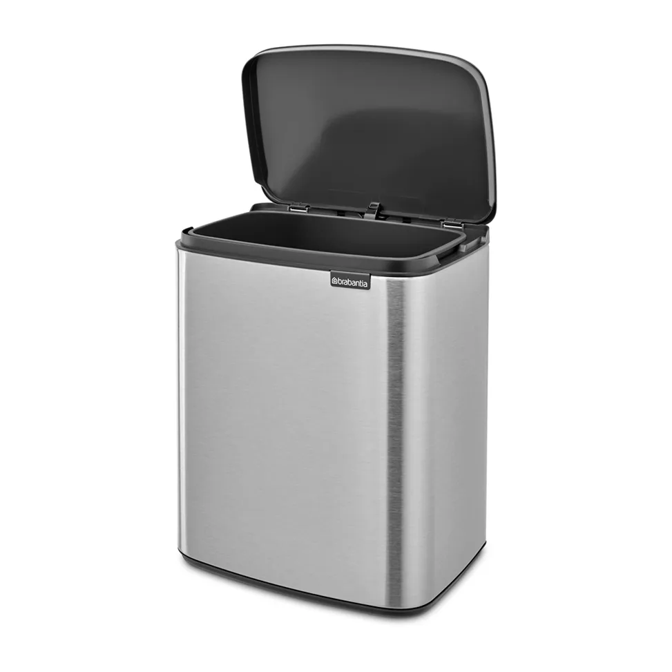 Bo 垃圾桶 12升, 拉丝钢材_哑光 Brabantia