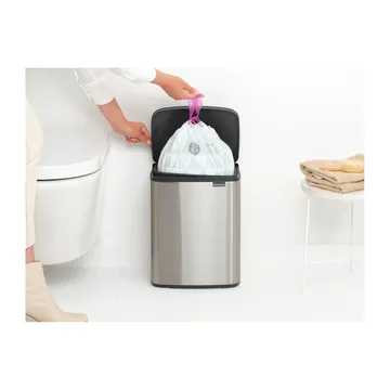 Bo 垃圾桶 12升 - 拉丝钢材_哑光 - Brabantia