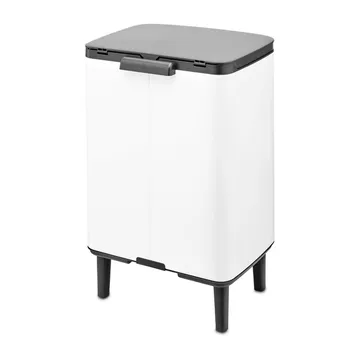 Bo 高款废纸篓12L - 白色 - Brabantia