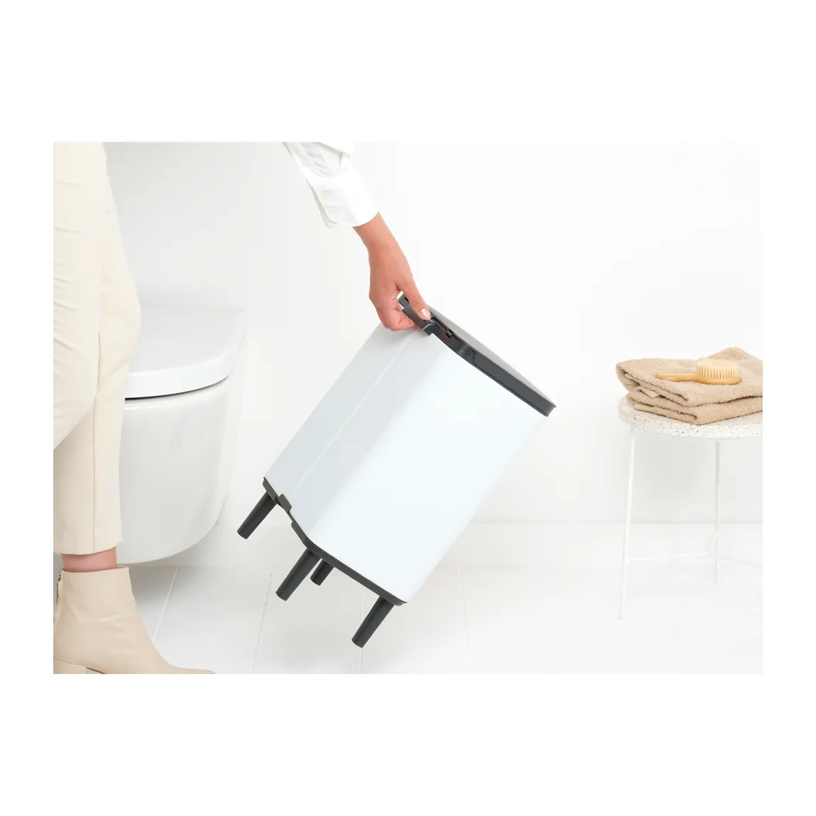 Bo 高款废纸篓12L, 白色 Brabantia