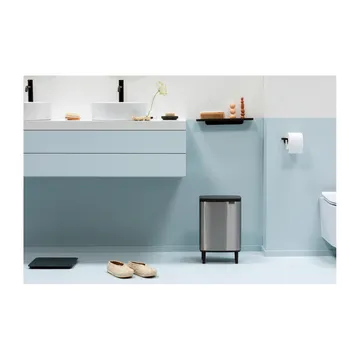 Bo 高款废纸篓12L - 拉丝钢材_哑光 - Brabantia