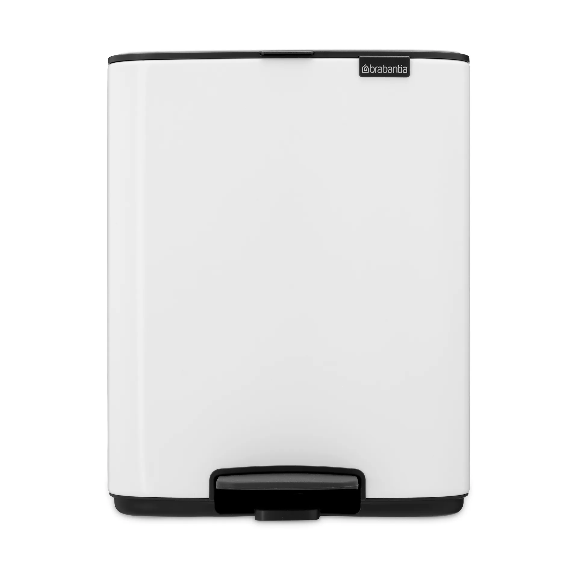 Bo 北欧风格脚踏式垃圾桶12L, 白色 Brabantia