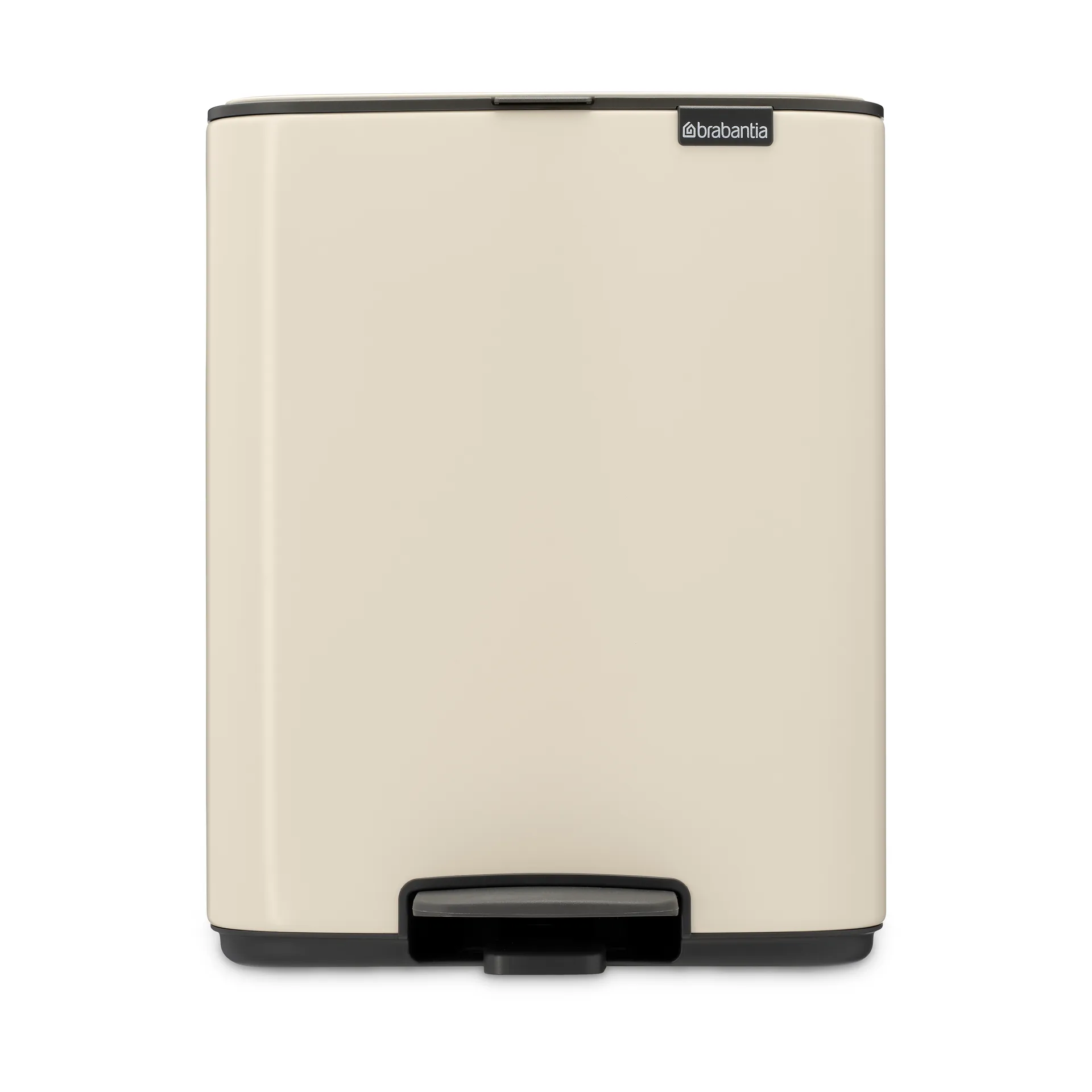 Bo 北欧风格脚踏式垃圾桶12L, 柔和米色 Brabantia