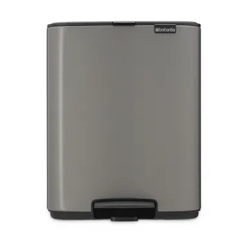 Bo 北欧风格脚踏式垃圾桶12L - 铂金色 - Brabantia