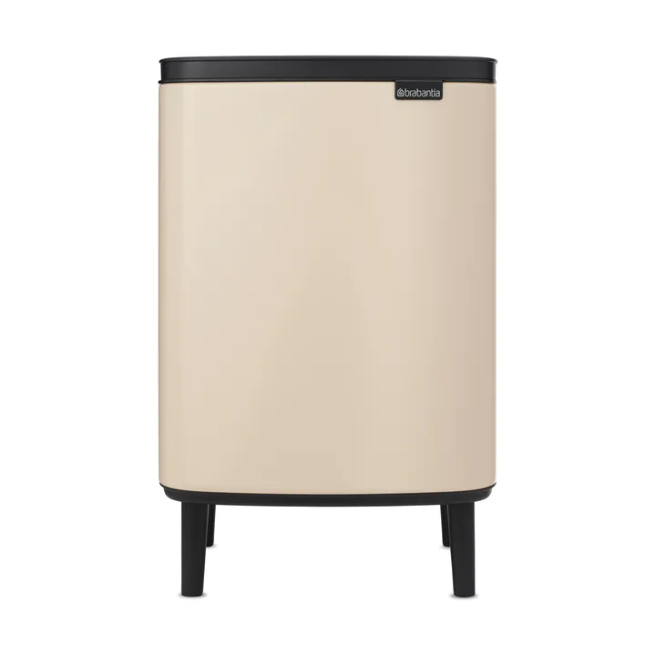 Bo 高款废纸篓12L - 柔和米色 - Brabantia