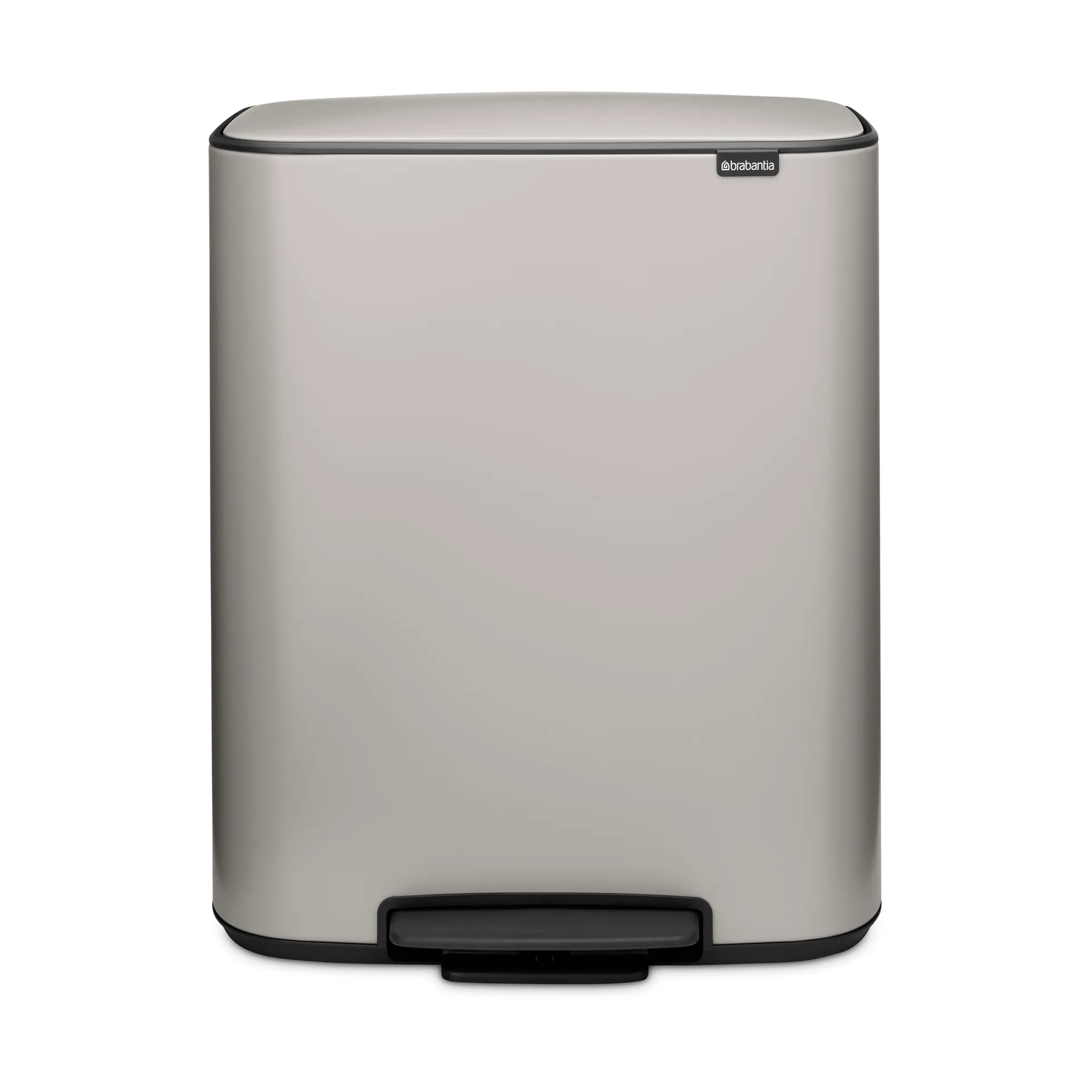 Bo 脚踏垃圾桶2个30L, 柔和灰色 Brabantia