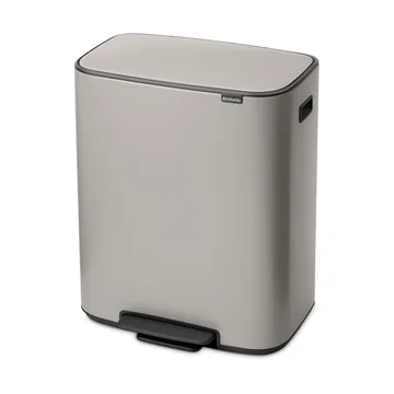Bo 脚踏垃圾桶2个30L - 柔和灰色 - Brabantia