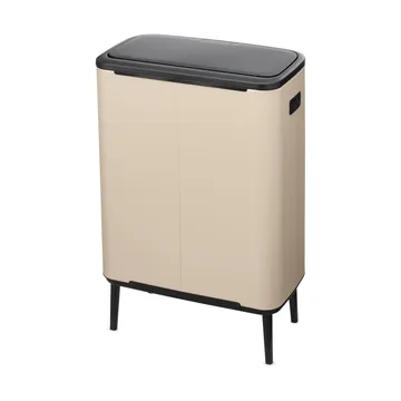 Bo 高款感应垃圾桶2个30L - 柔和米色 - Brabantia