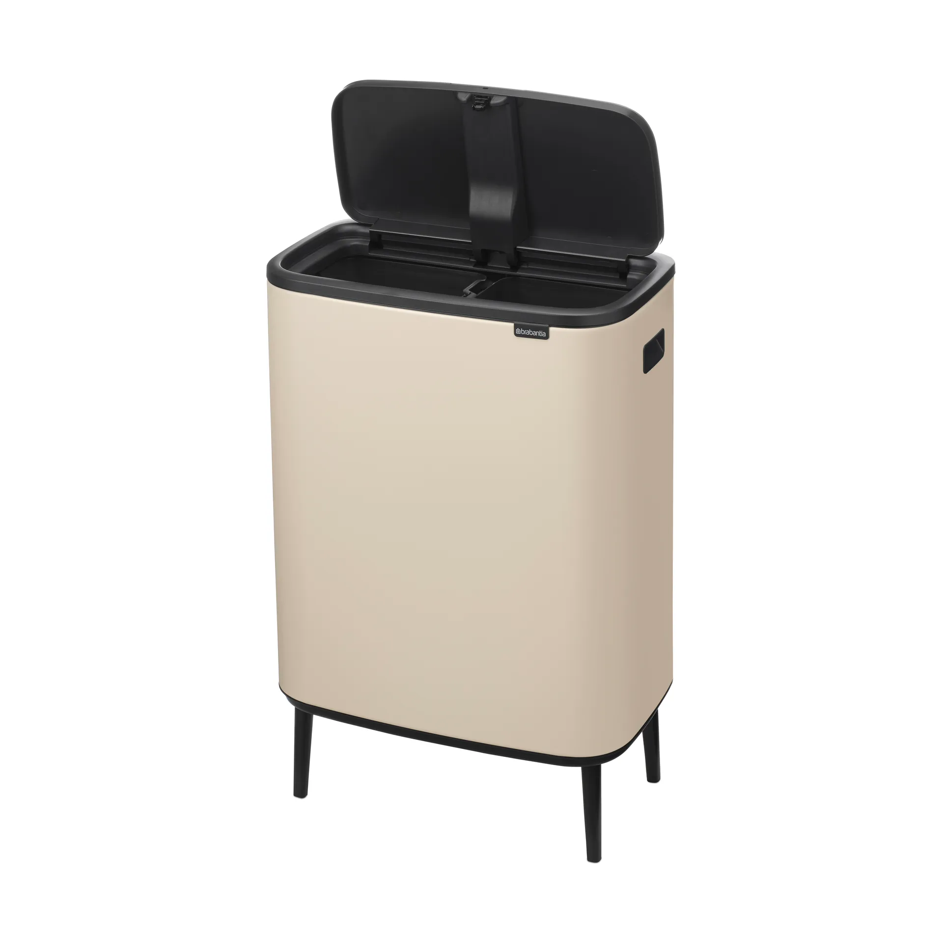 Bo 高款感应垃圾桶2个30L, 柔和米色 Brabantia
