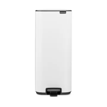 Bo 北欧风格脚踏式垃圾桶30L - 白色 - Brabantia