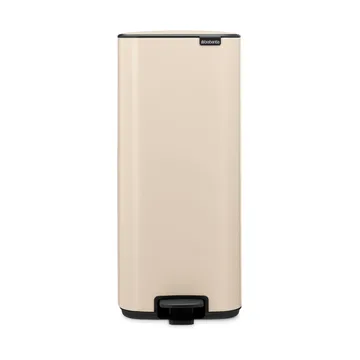 Bo 北欧风格脚踏式垃圾桶30L - 柔和米色 - Brabantia