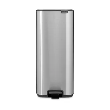 Bo 北欧风格脚踏式垃圾桶30L - 哑光防指纹钢色 - Brabantia