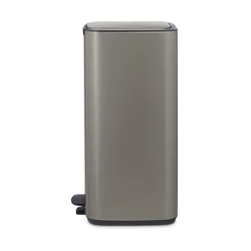 Bo 北欧风格脚踏式垃圾桶30L - 铂金色 - Brabantia