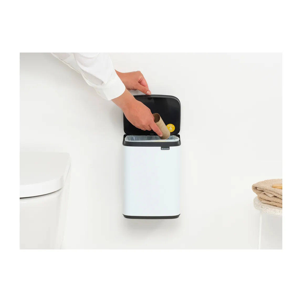 Bo 垃圾桶 4升, 白色 Brabantia