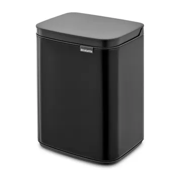 Bo 垃圾桶 4升 - 哑光黑色 - Brabantia