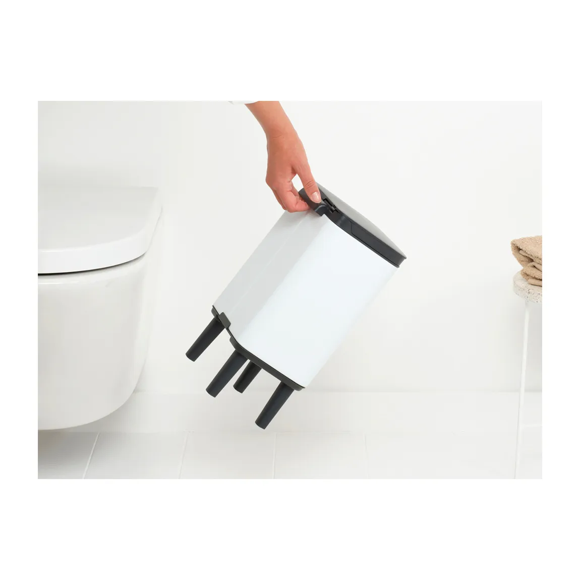 Bo 高款废纸篓4L, 白色 Brabantia