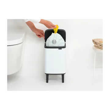 Bo 高款废纸篓4L - 白色 - Brabantia