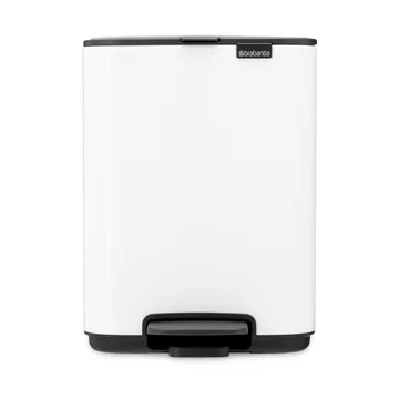 Bo 北欧风格脚踏式垃圾桶4L - 白色 - Brabantia