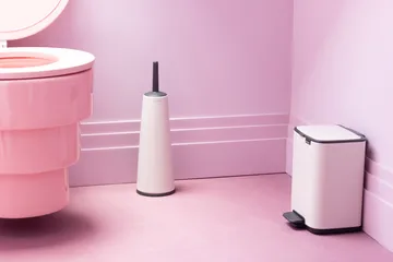 Bo 北欧风格脚踏式垃圾桶4L - 白色 - Brabantia