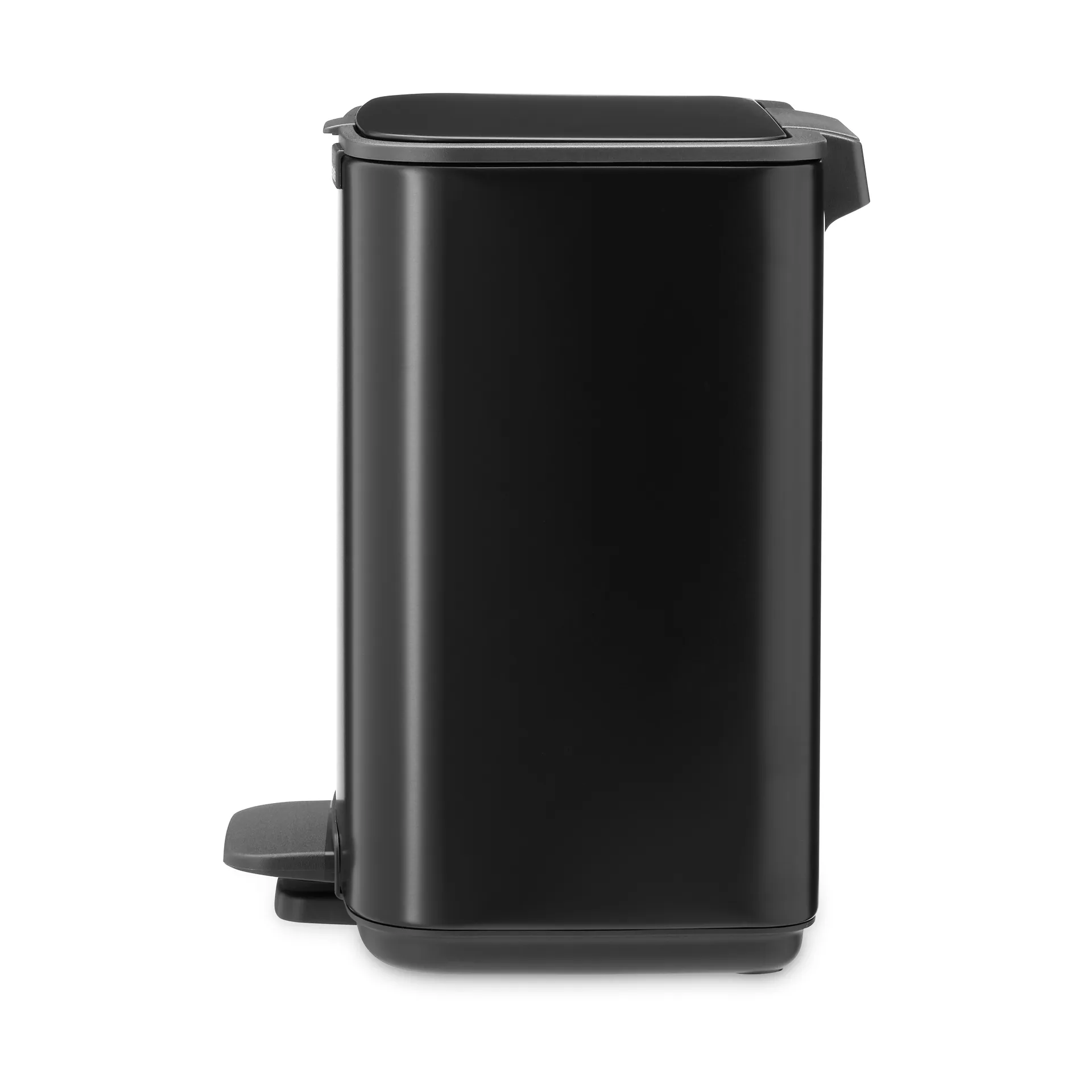 Bo 北欧风格脚踏式垃圾桶4L, 哑光黑色 Brabantia