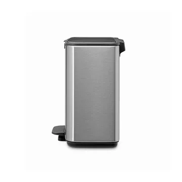 Bo 北欧风格脚踏式垃圾桶4L - 哑光防指纹钢色 - Brabantia