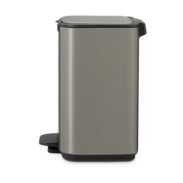Bo 北欧风格脚踏式垃圾桶4L - 铂金色 - Brabantia