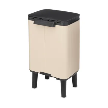Bo 高款废纸篓4L - 柔和米色 - Brabantia