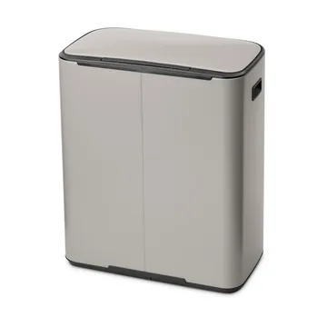 Bo 脚踏垃圾桶60L - 柔和灰色 - Brabantia