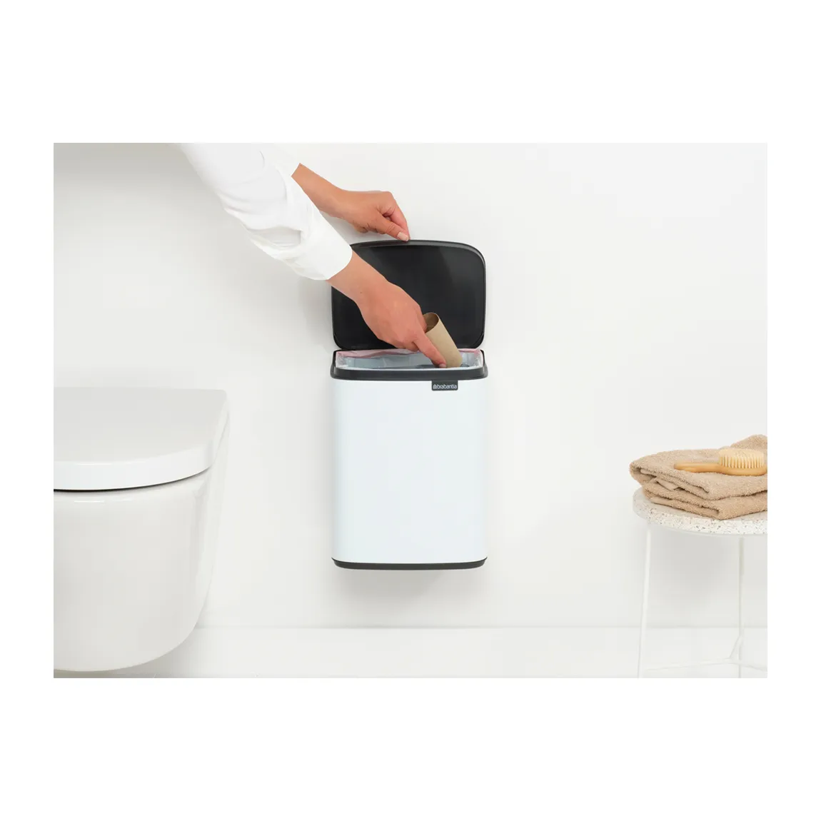 Bo 垃圾桶 7升, 白色 Brabantia