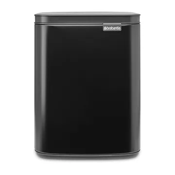 Bo 垃圾桶 7升 - 哑光黑色 - Brabantia