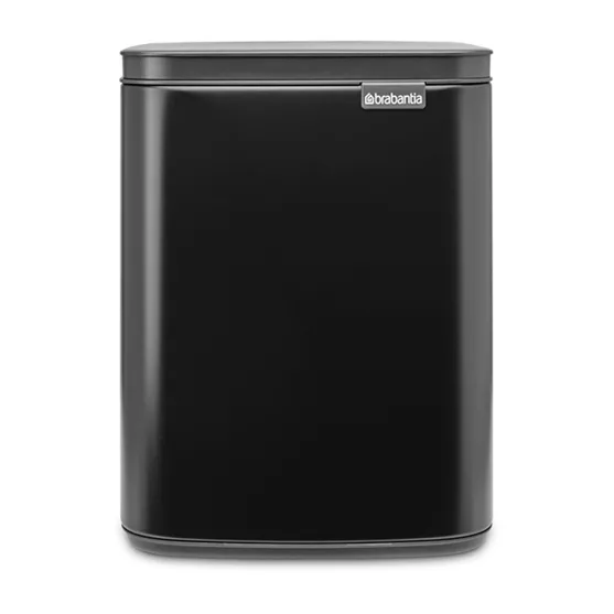 Bo 垃圾桶 7升 - 哑光黑色 - Brabantia