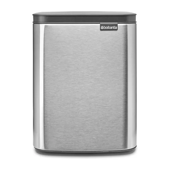 Bo 垃圾桶 7升 - 拉丝钢材_哑光 - Brabantia