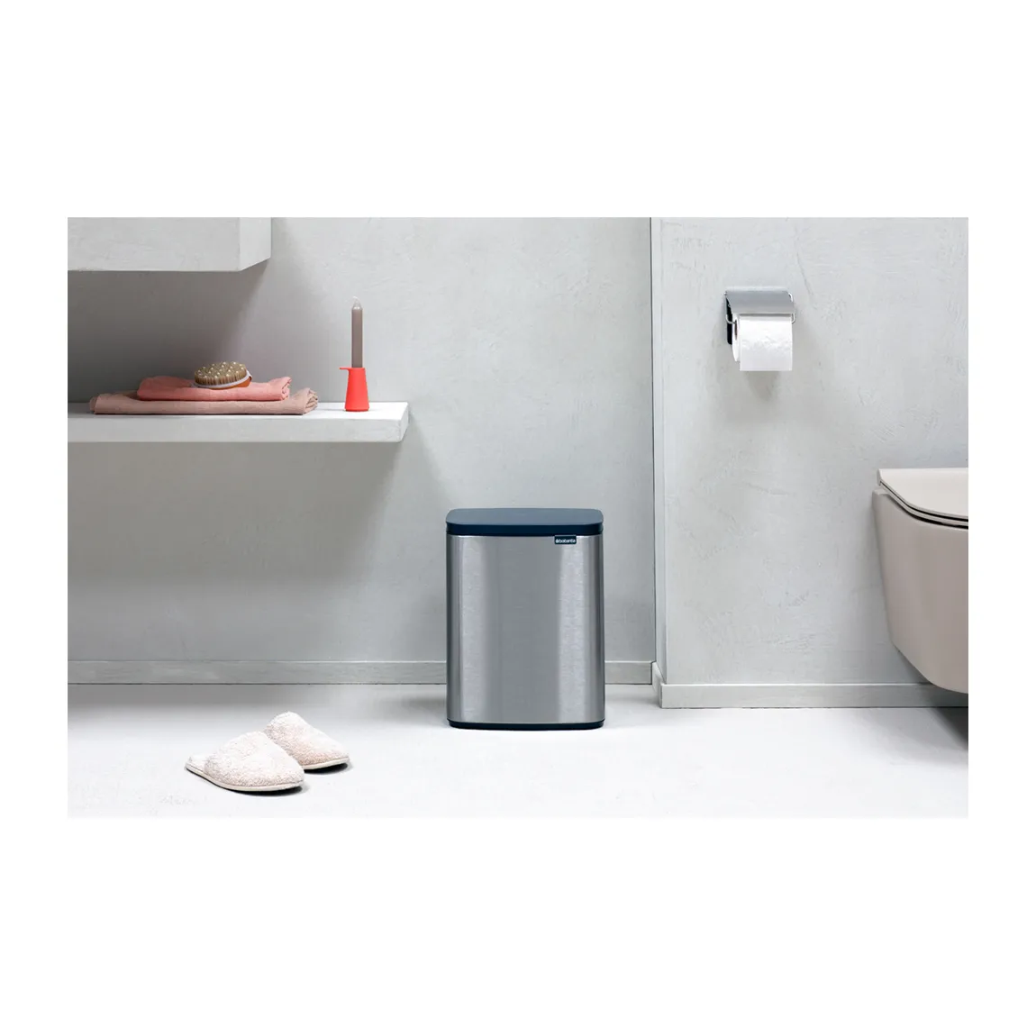 Bo 垃圾桶 7升, 拉丝钢材_哑光 Brabantia