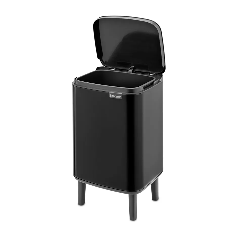 Bo 高款废纸篓7L, 哑光黑色 Brabantia
